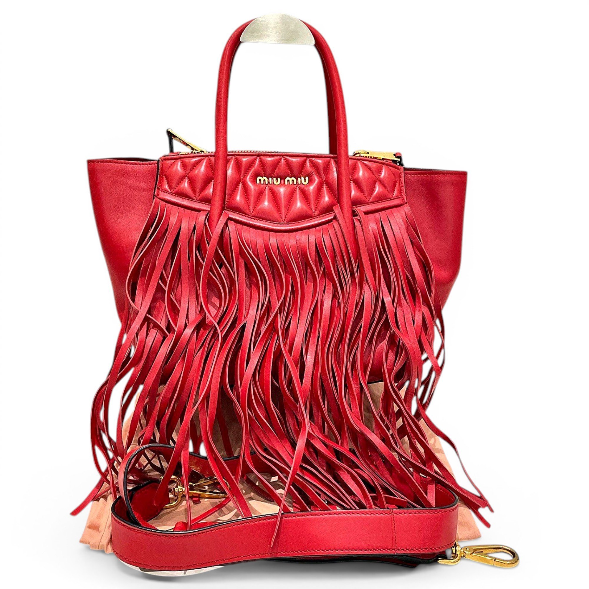 Leather handbag