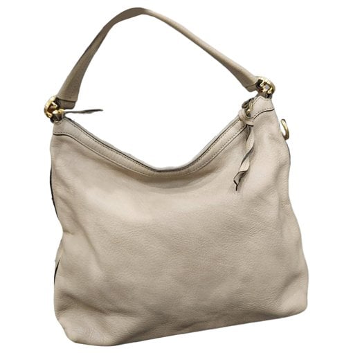 Punch leather handbag