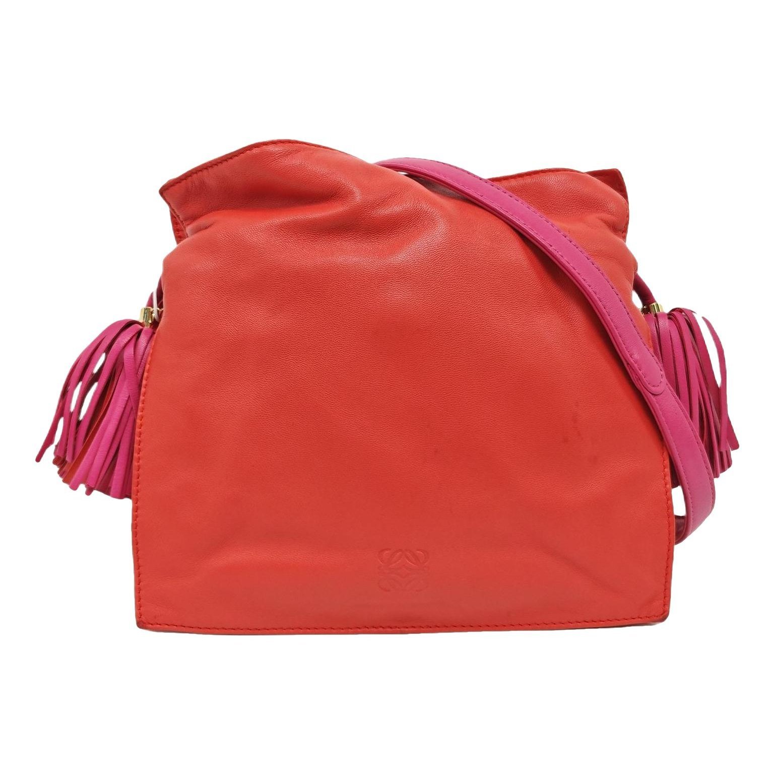 Flamenco leather crossbody bag