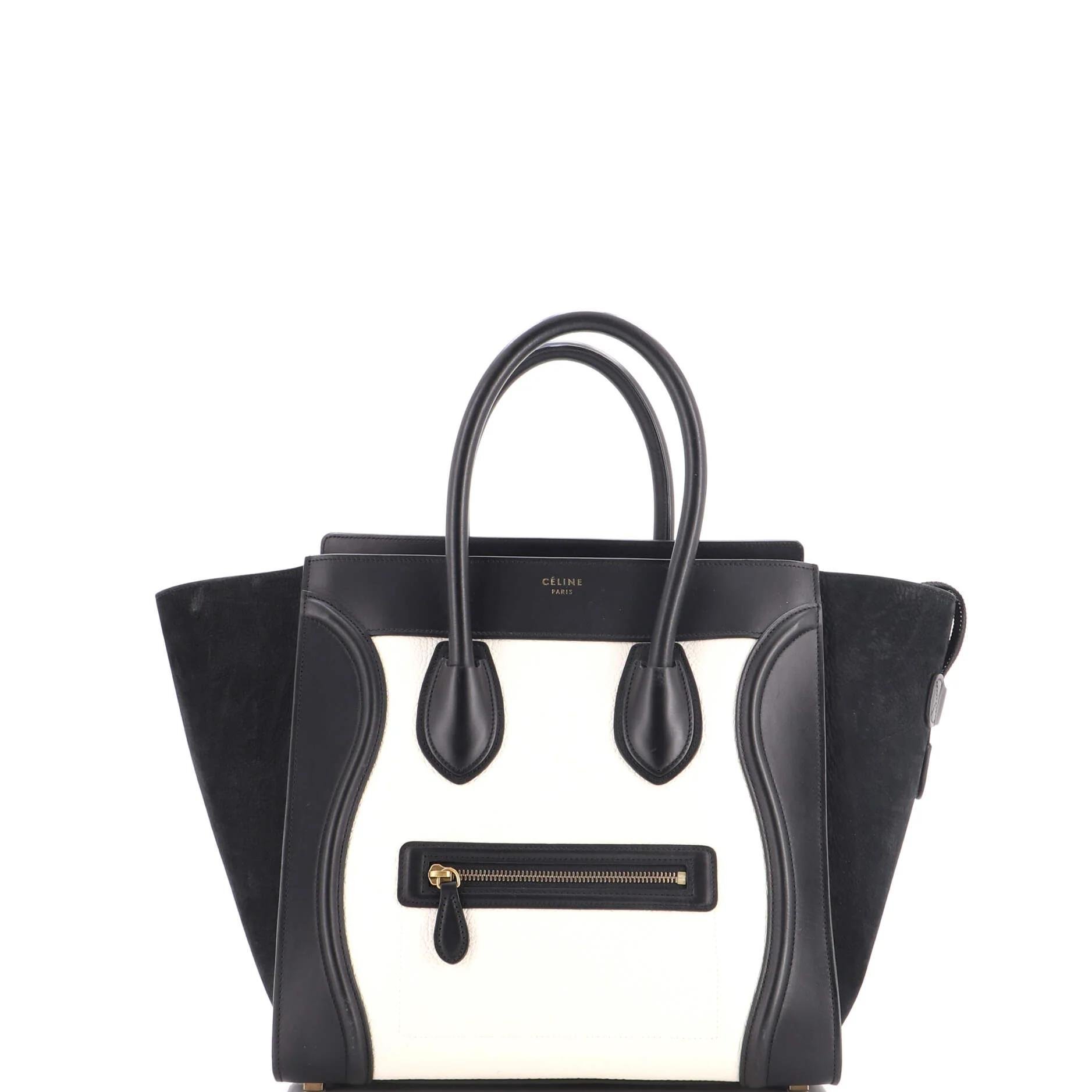 Luggage leather handbag