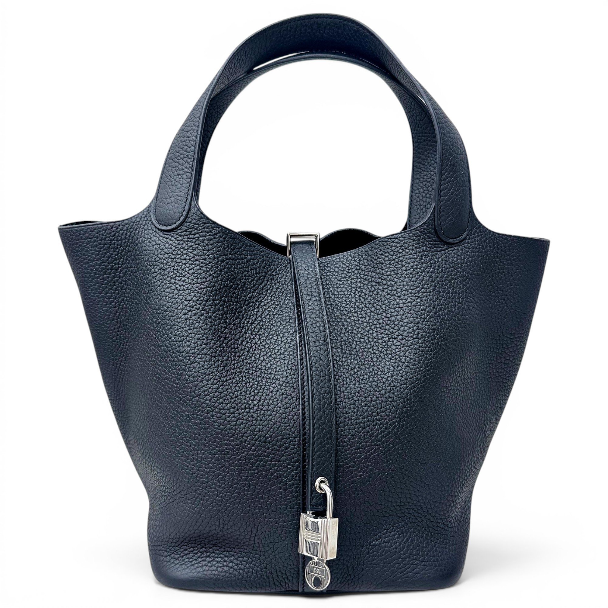 Picotin leather handbag