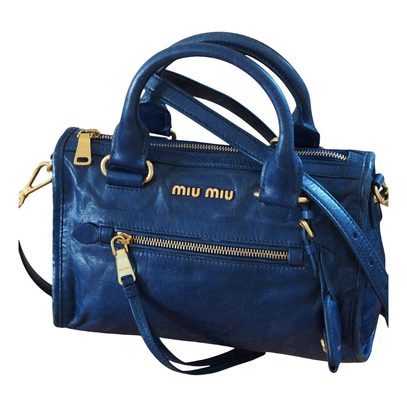 Vitello leather handbag