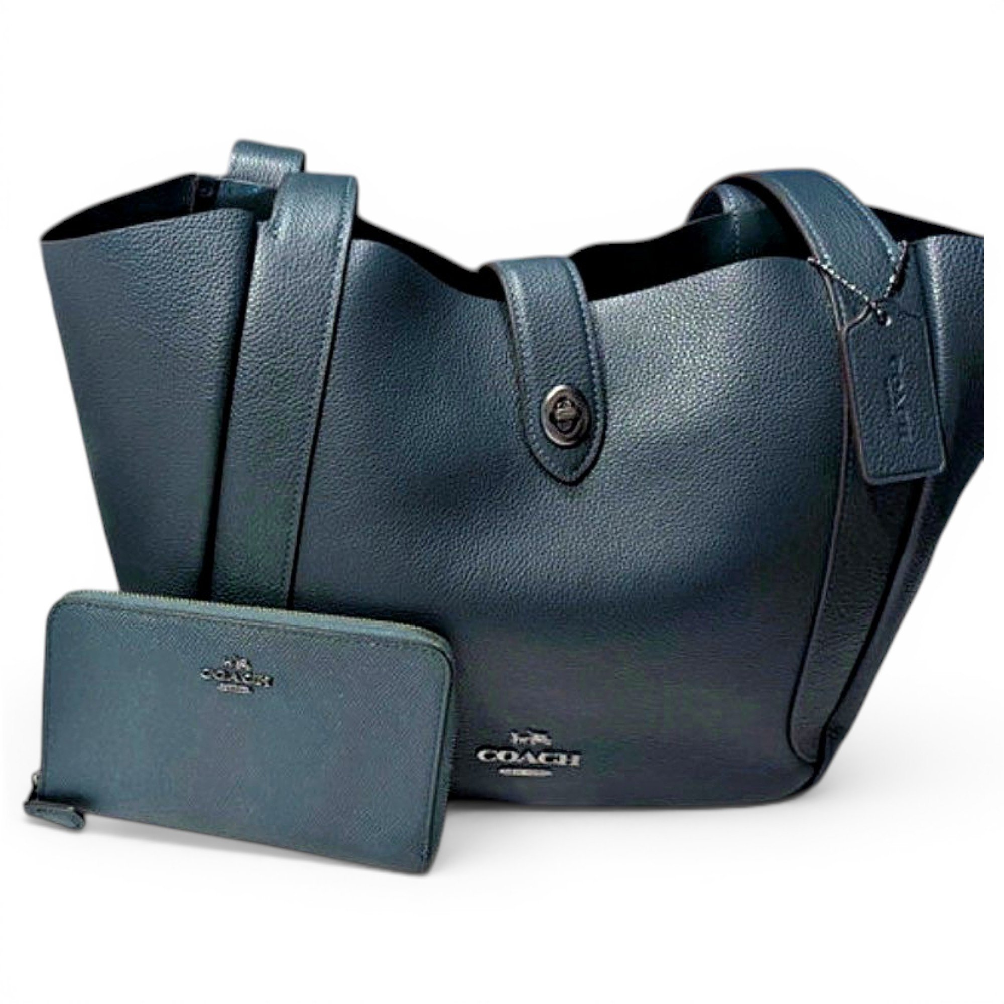 Leather tote