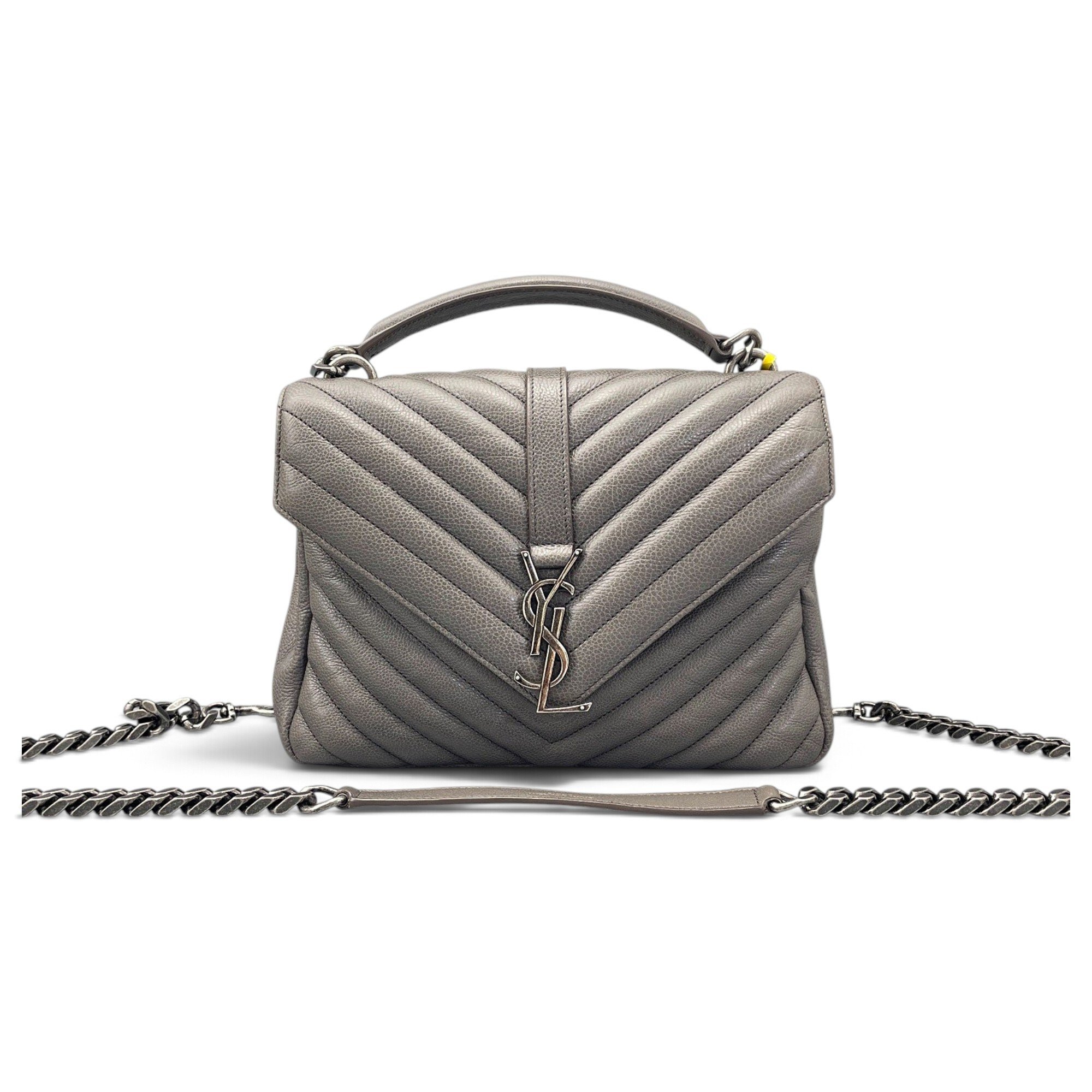 Collége monogramme leather handbag