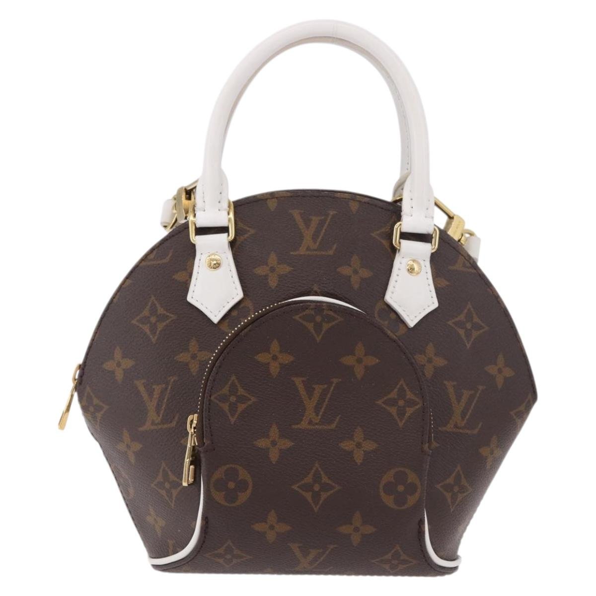 Ellipse leather handbag