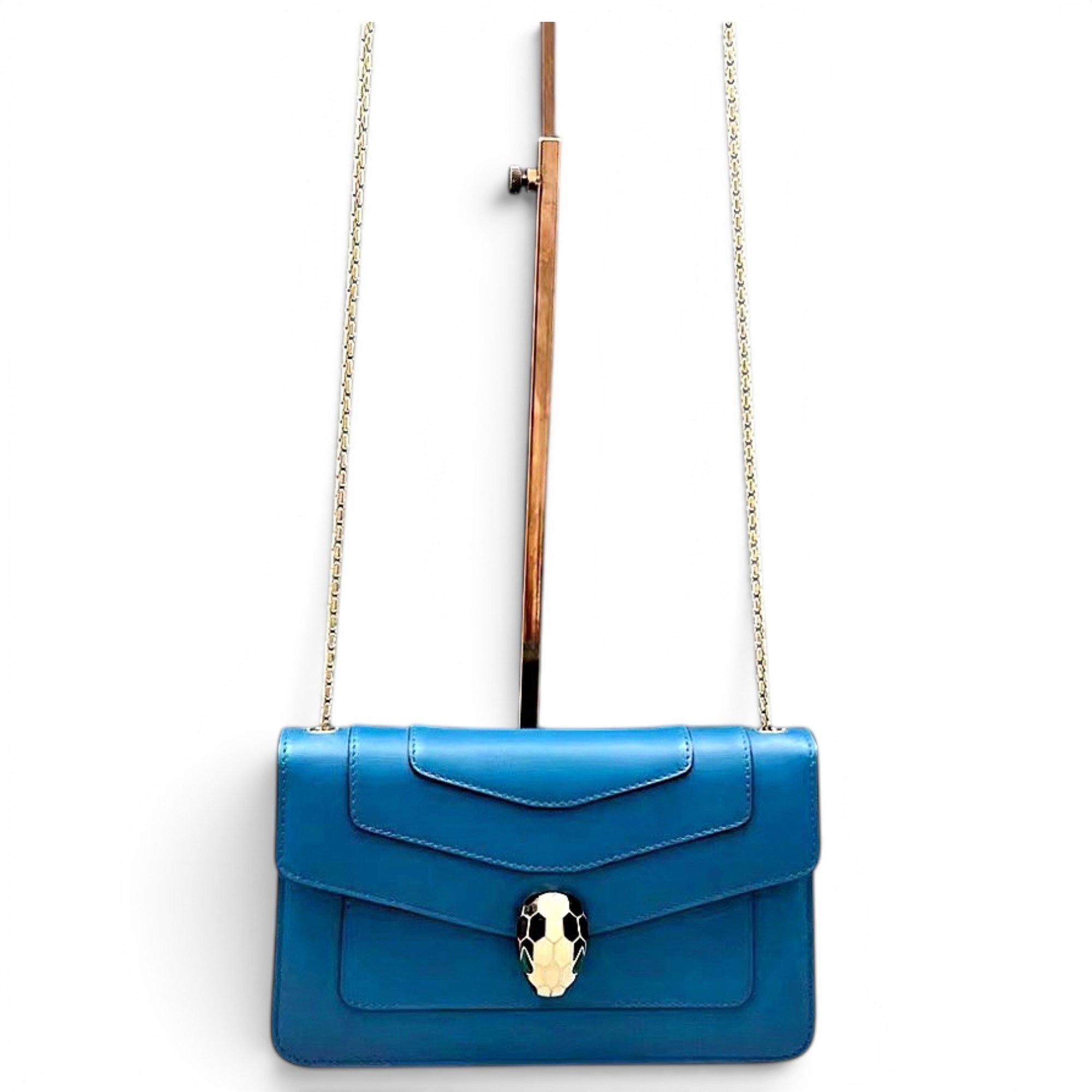 Bvlgari Serpenti leather handbag