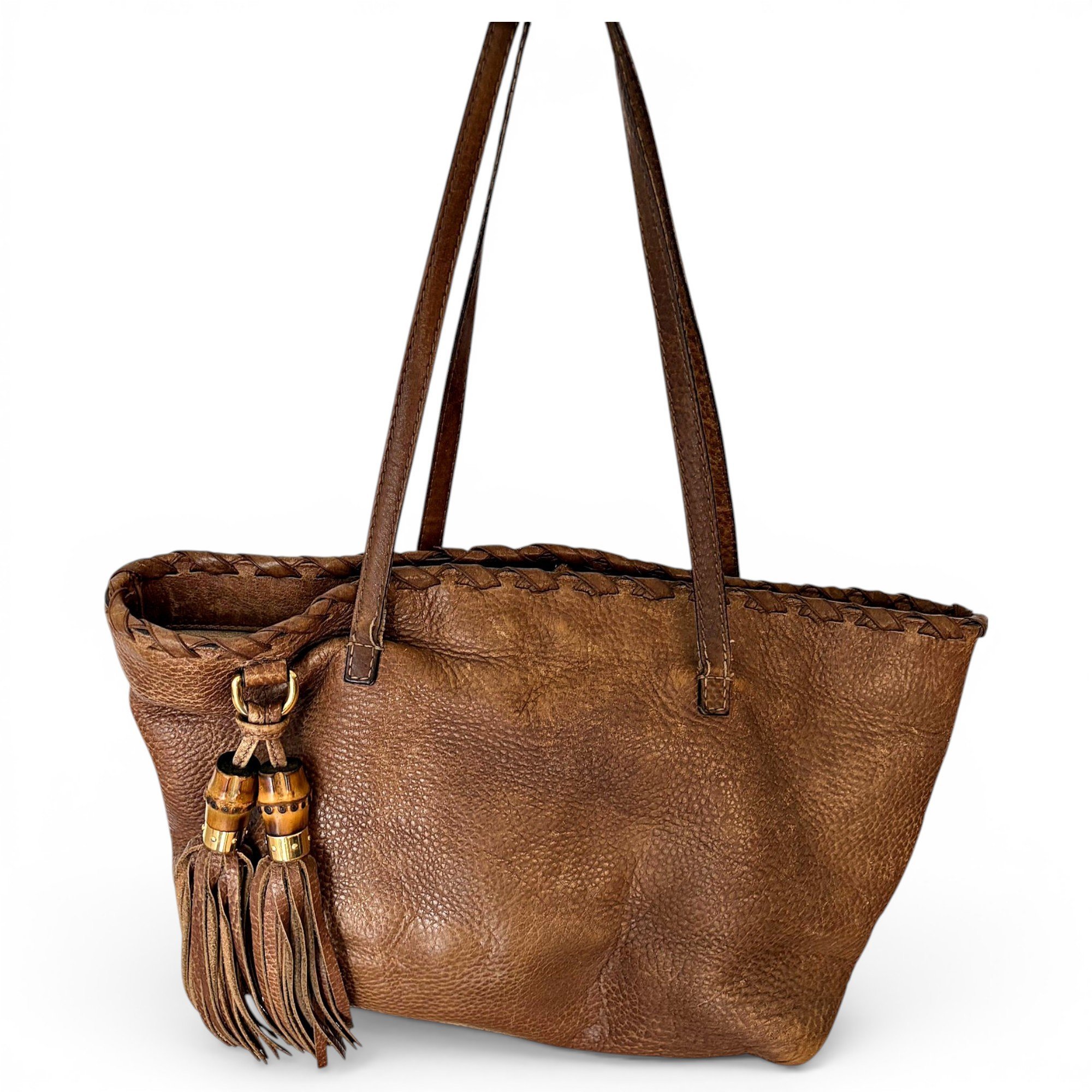 Leather handbag