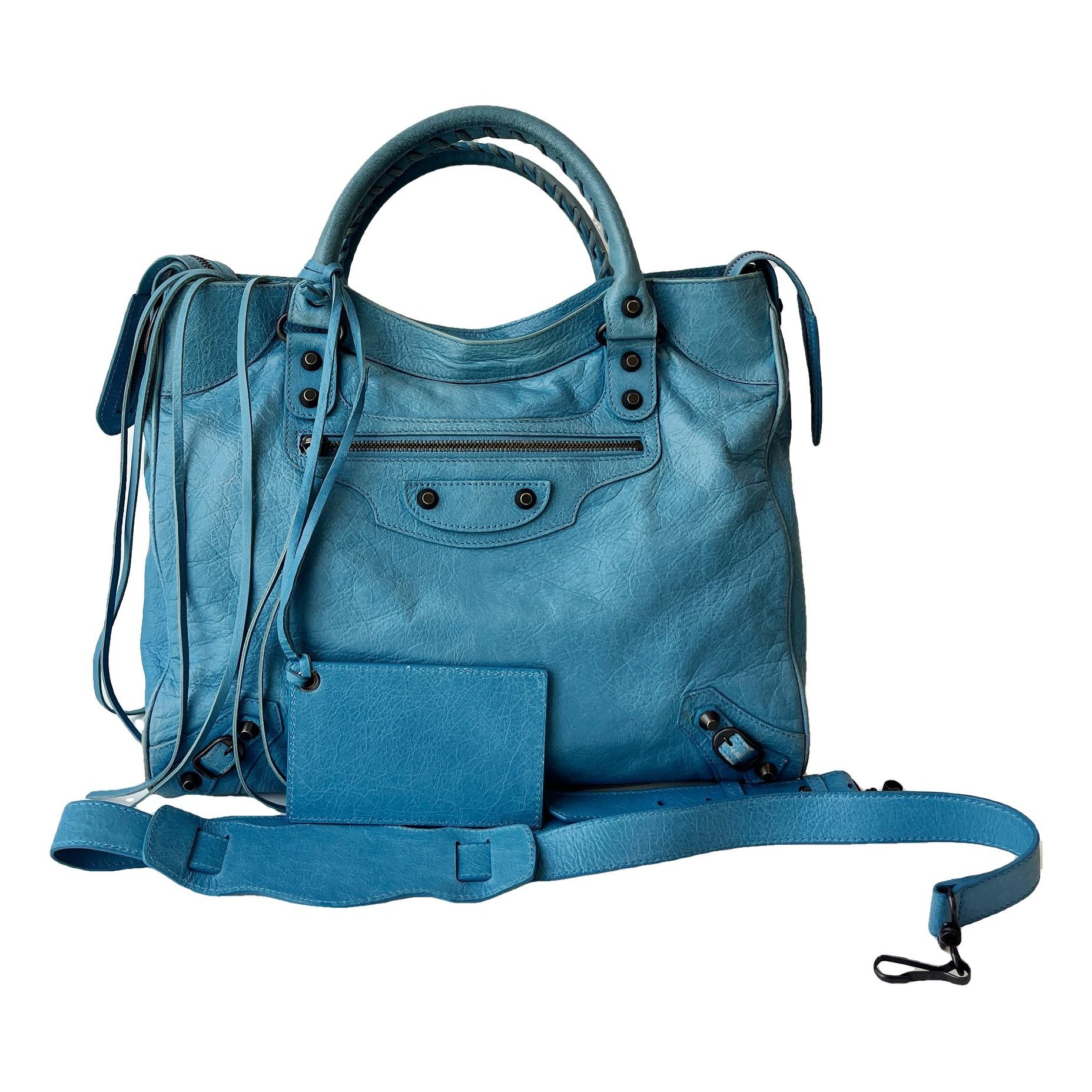 Vélo leather handbag