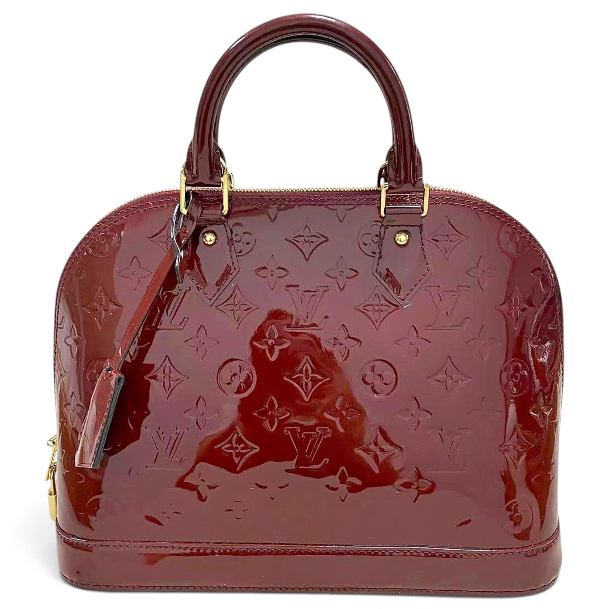 Alma patent leather handbag