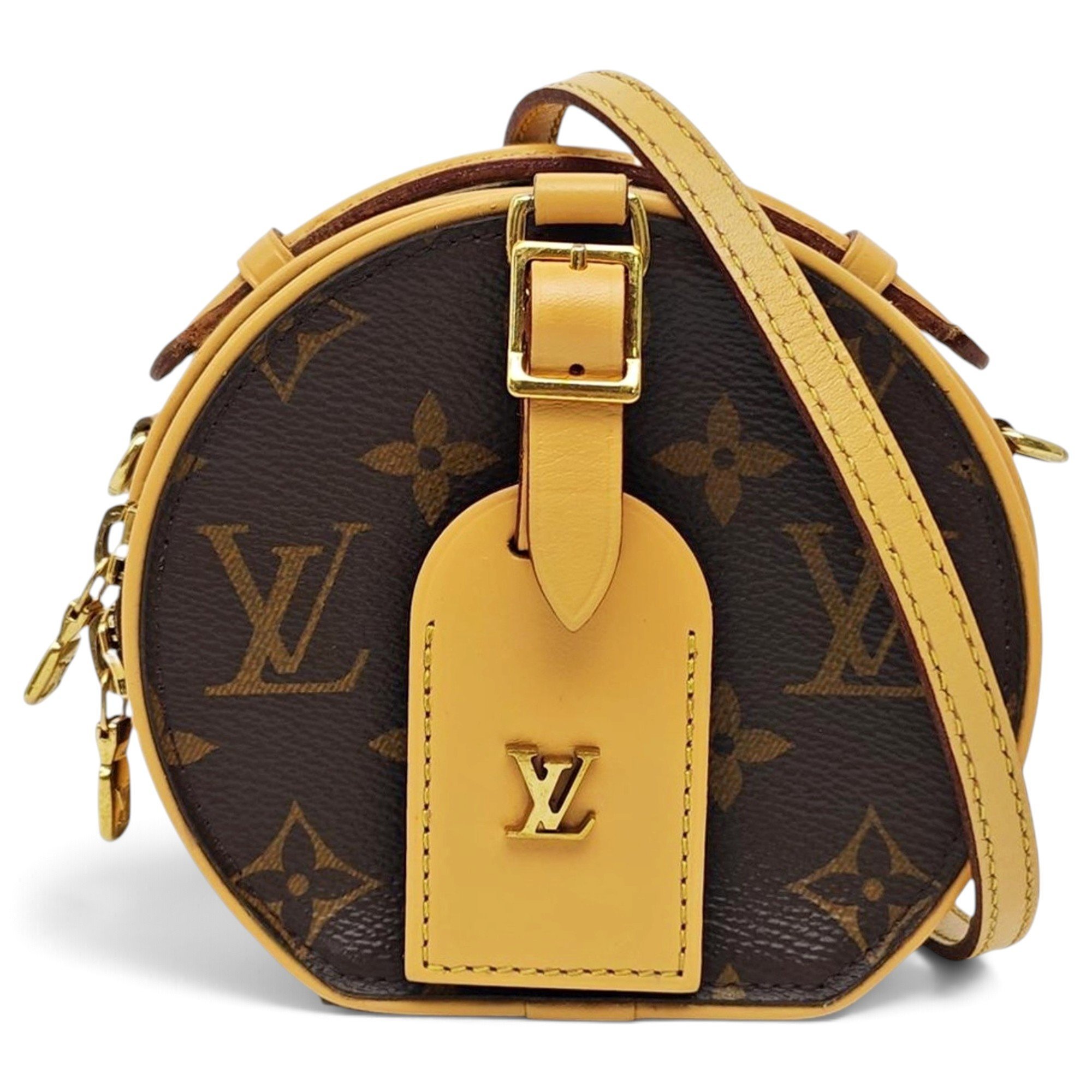 Micro boite chapeau leather handbag