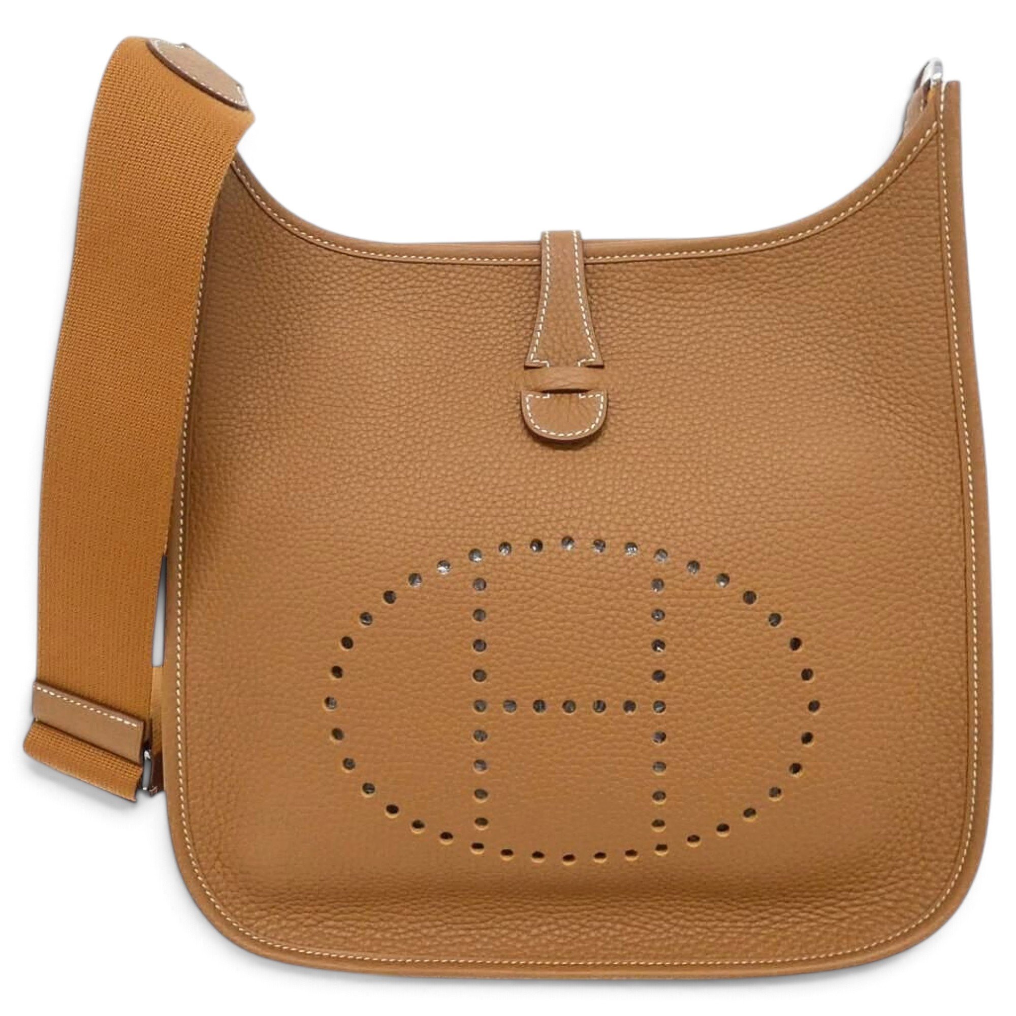 Evelyne leather handbag