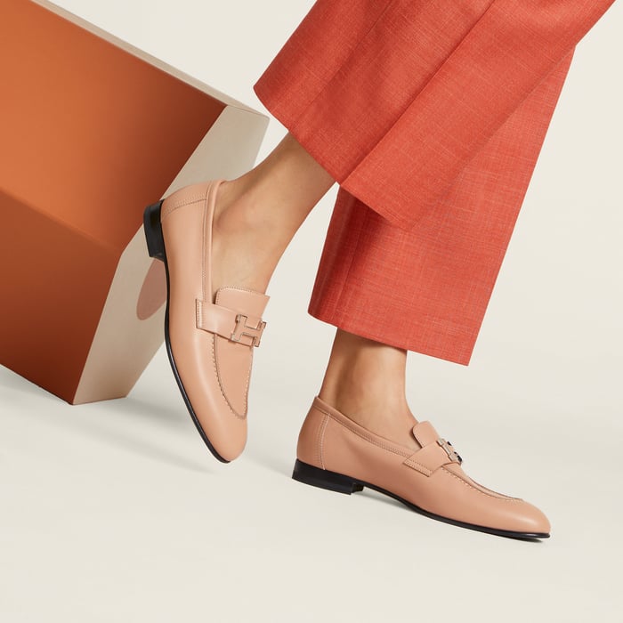 Beige Perlino Paris Loafer