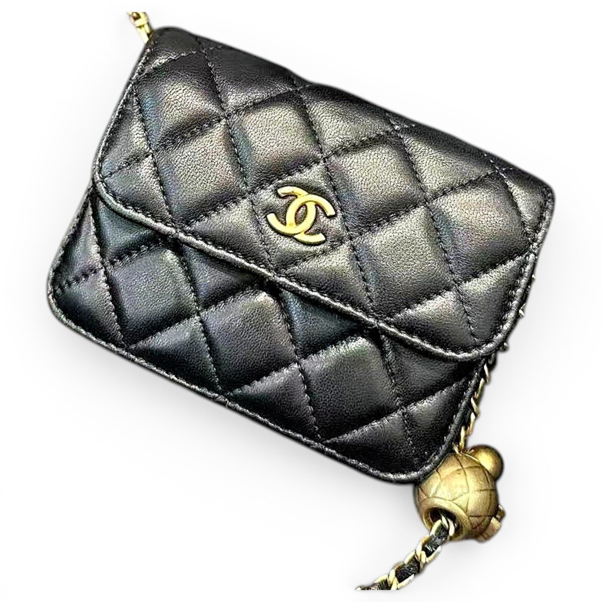 Wallet On Chain Timeless/Classique leather crossbody bag