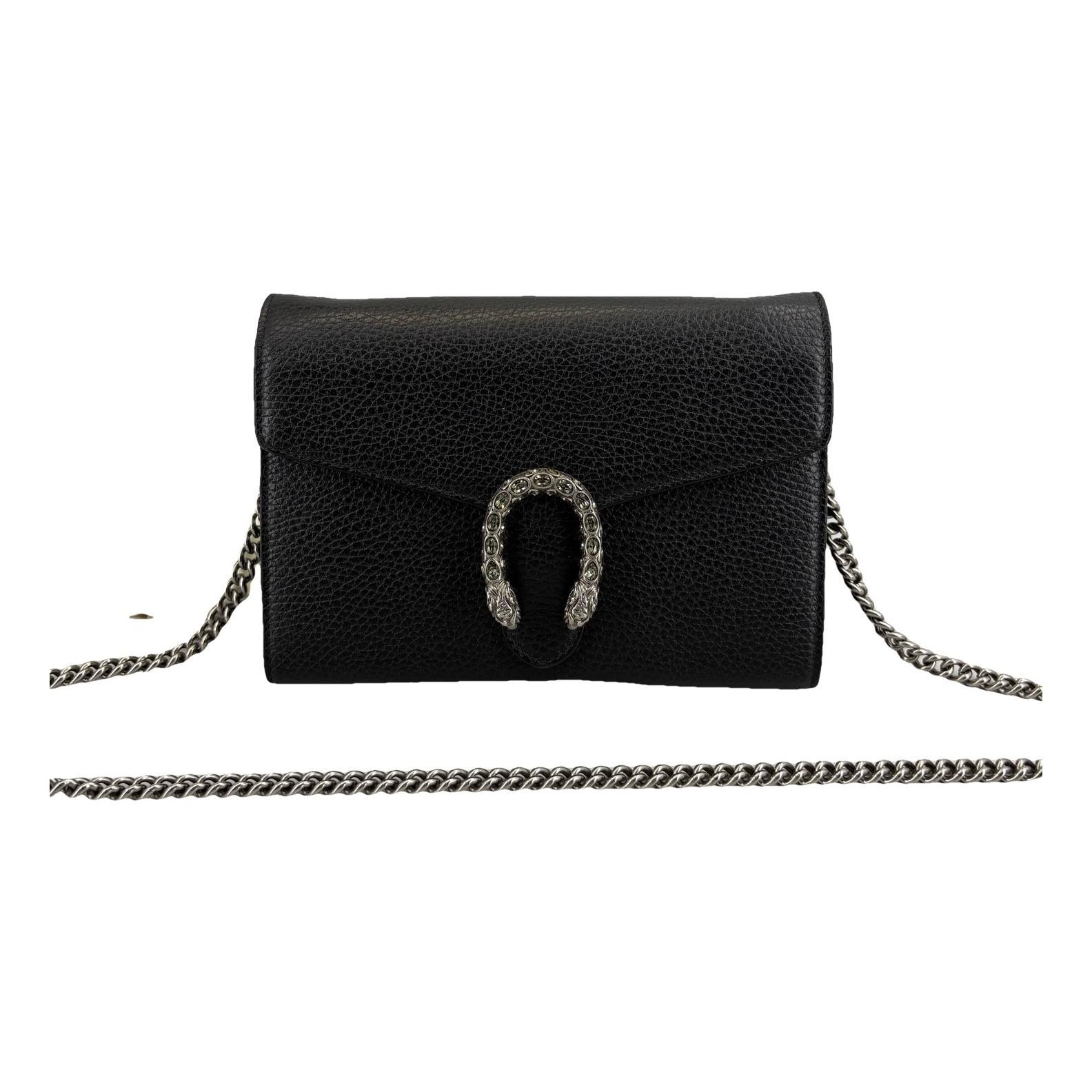 Dionysus Chain Wallet leather handbag