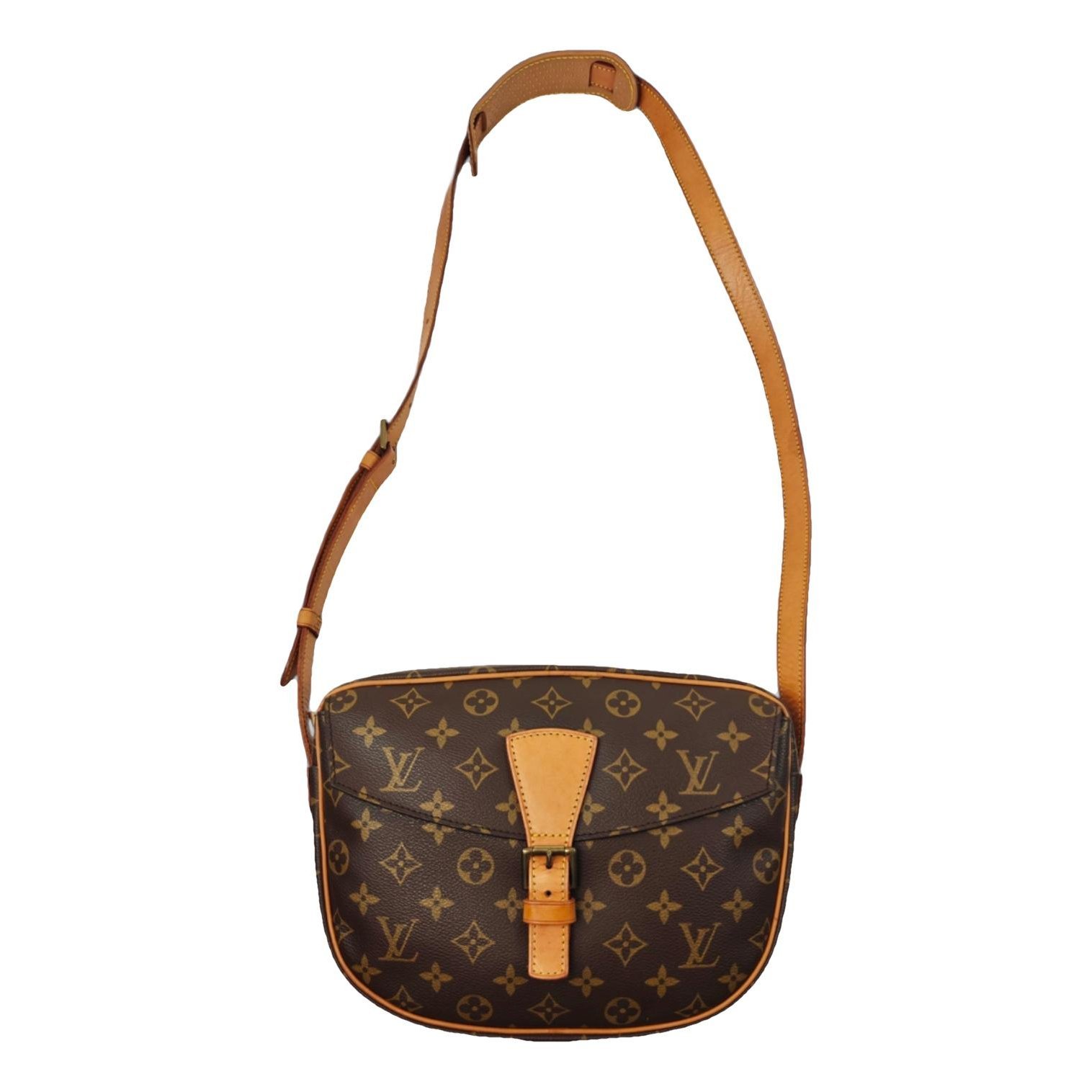 Jeune fille leather crossbody bag
