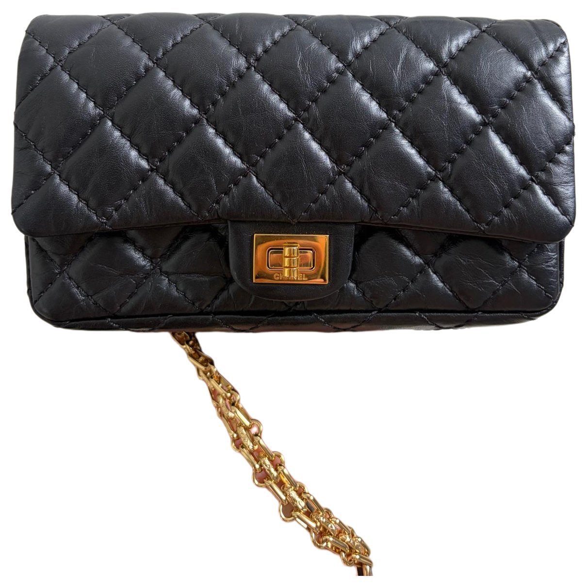 Wallet On Chain 2.55 leather crossbody bag