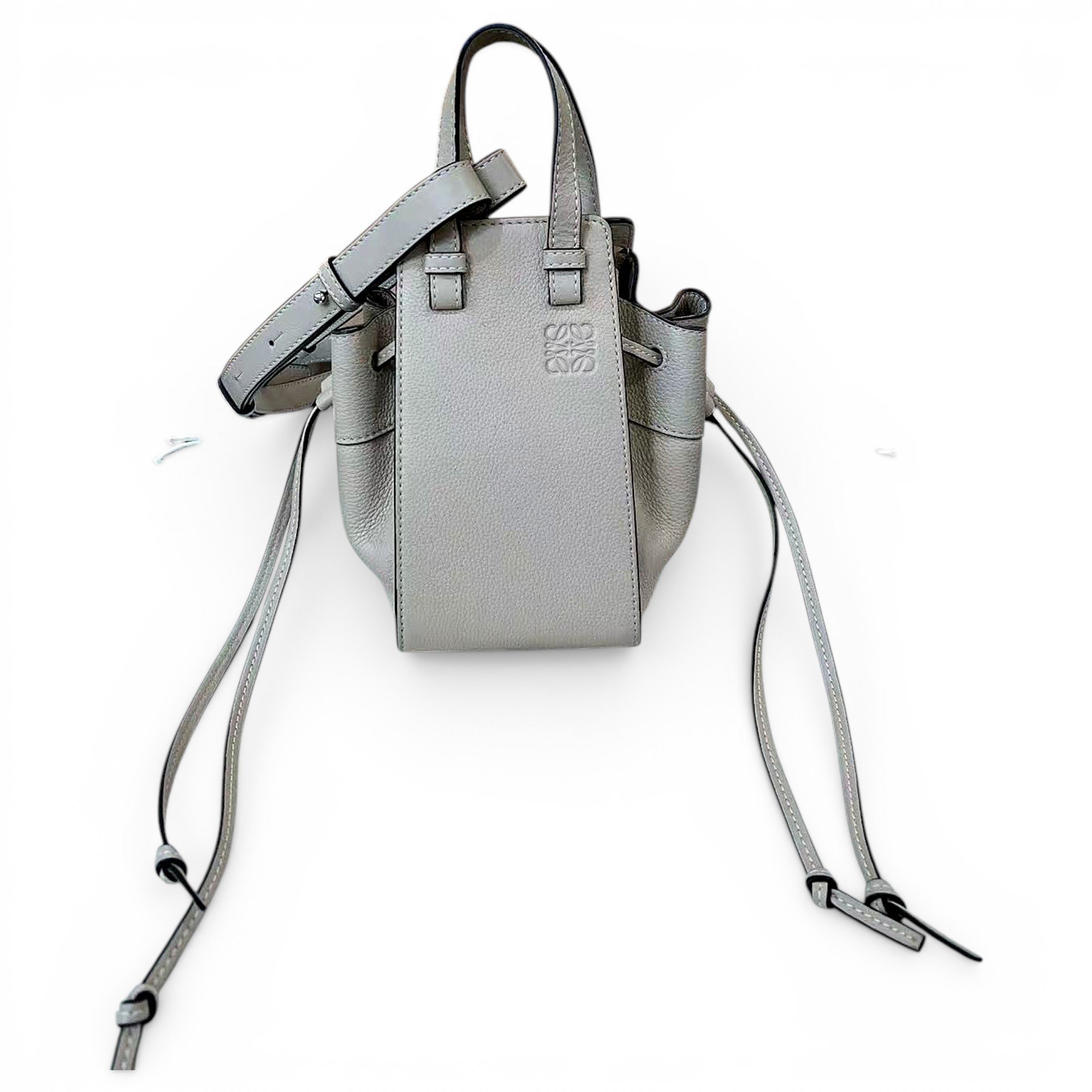 Hammock leather handbag