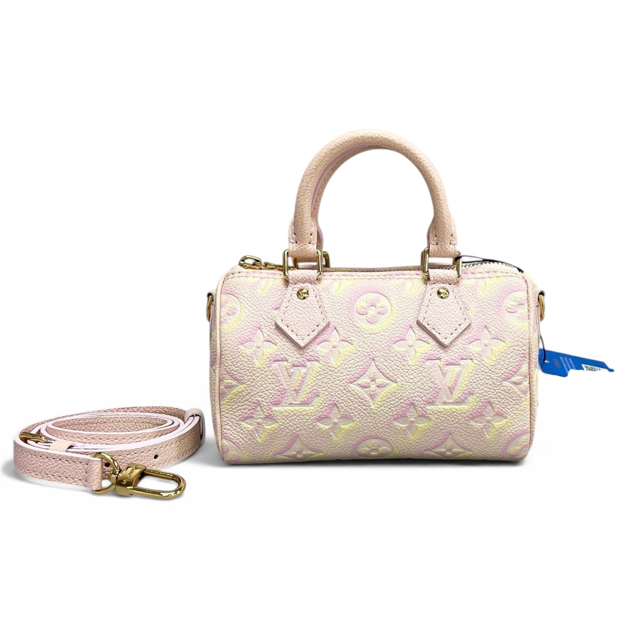 Louis Vuitton Nano Speedy / Mini HL leather bag