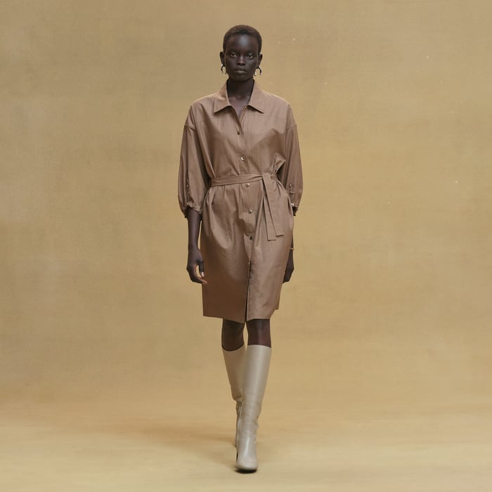 "Mosaique" Shirt Dress