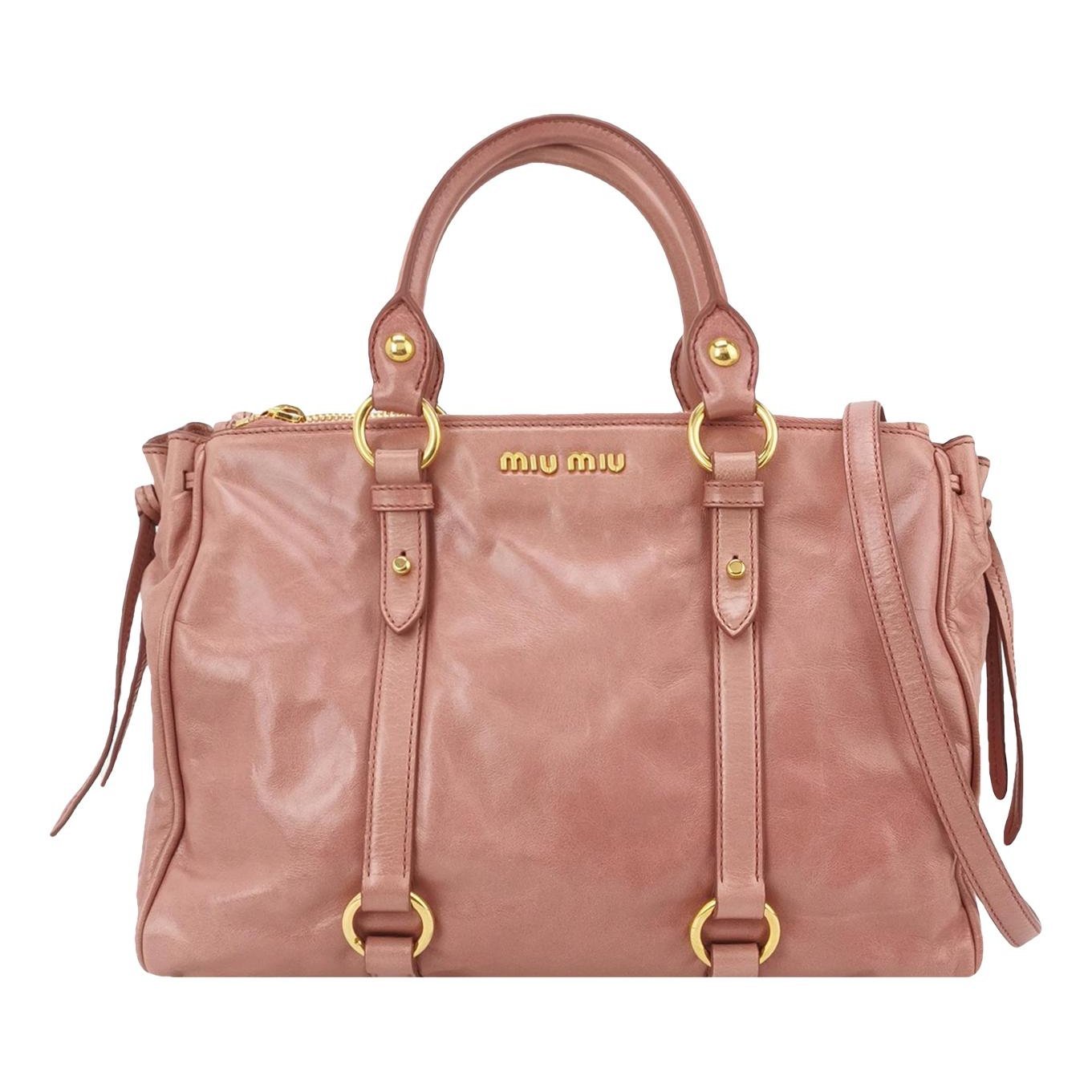 Leather handbag