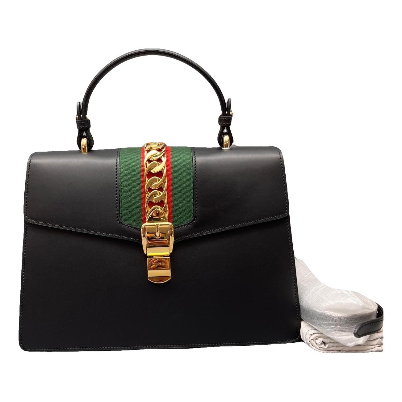 Sylvie Top Handle leather handbag