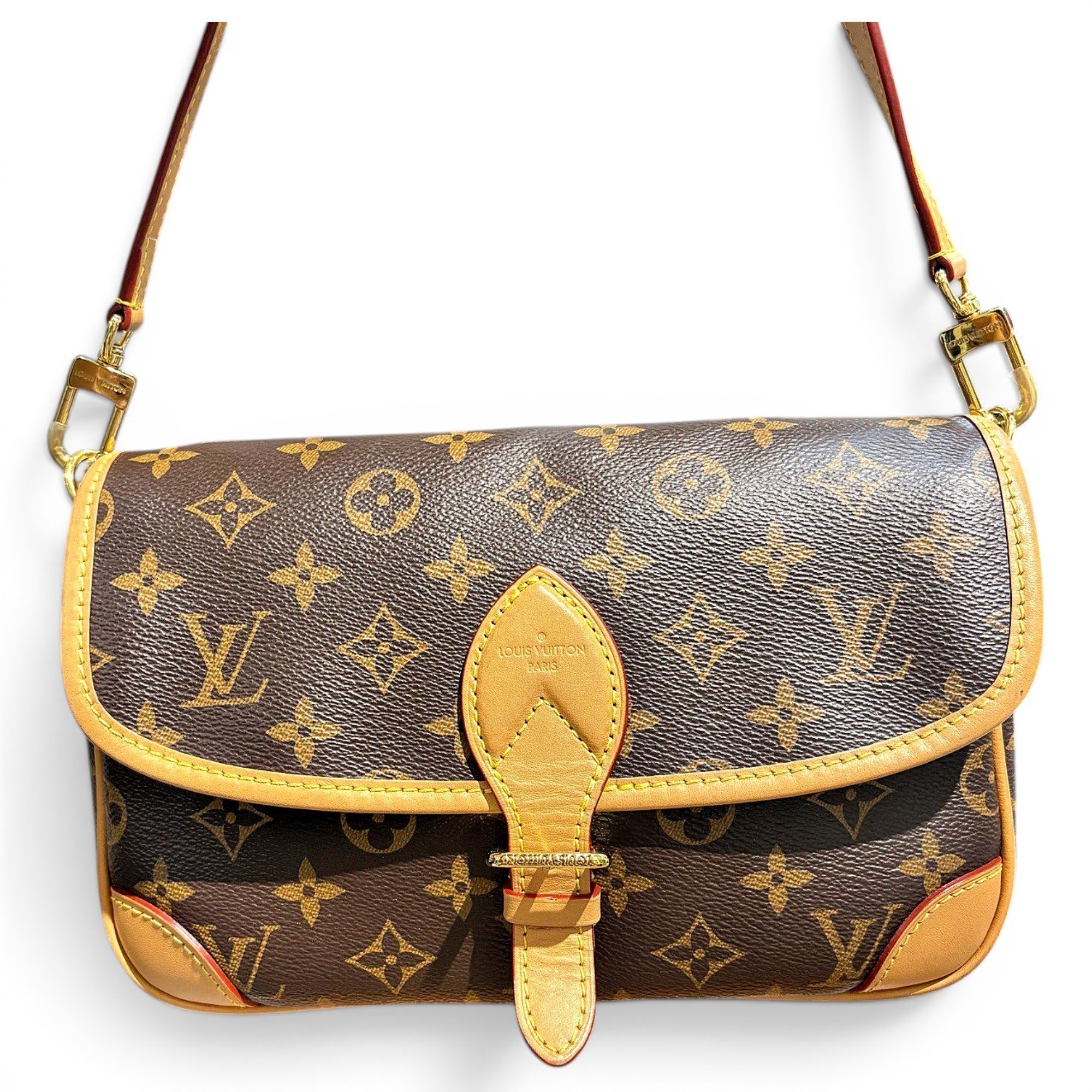 Louis Vuitton Diane leather crossbody bag