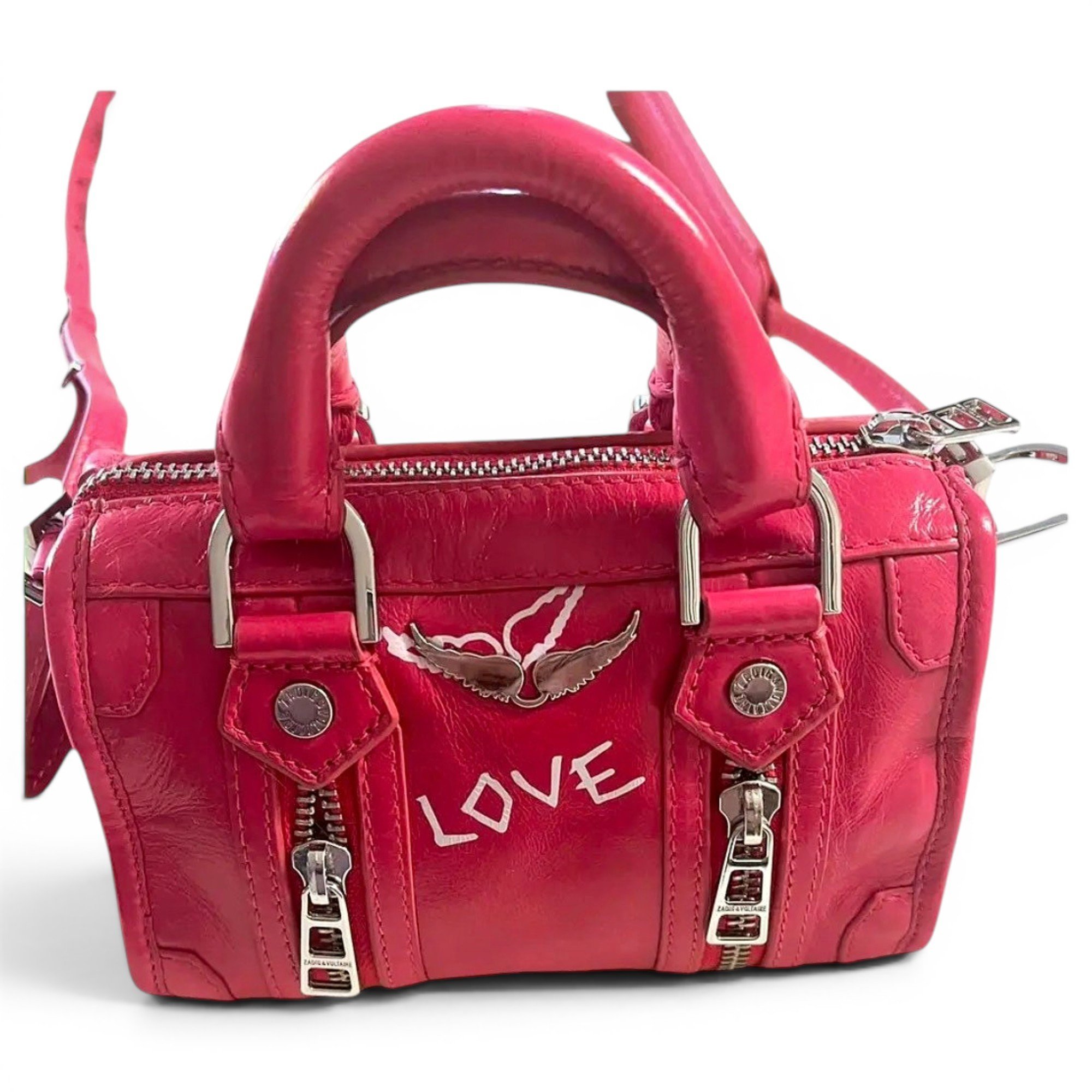 Leather handbag