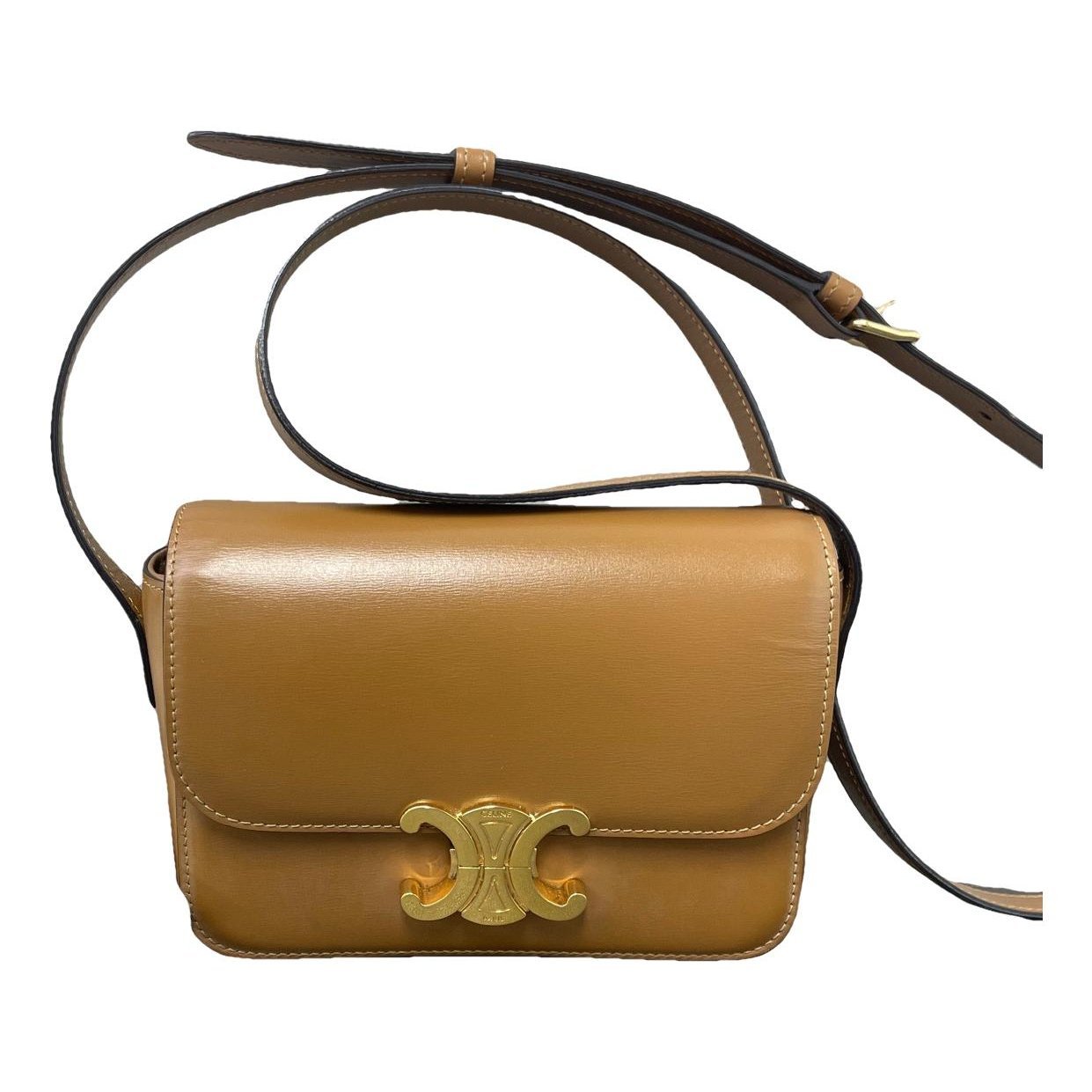 Triomphe leather handbag