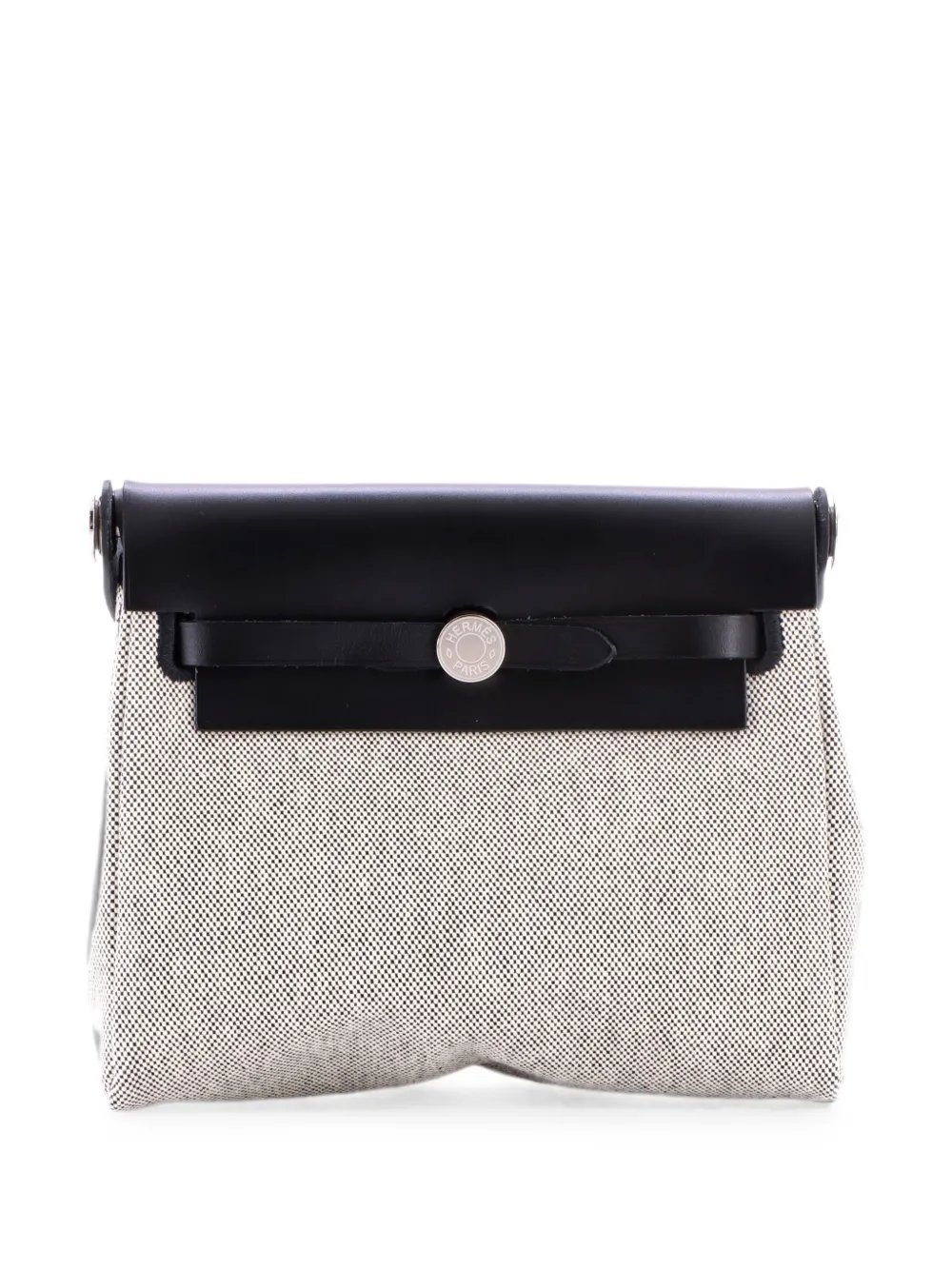 Herbag Zip Toile and Leather 20 shoulder bag