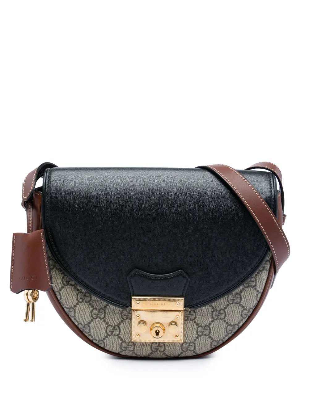 2016-2026 GG Supreme Saddle Padlock crossbody bag