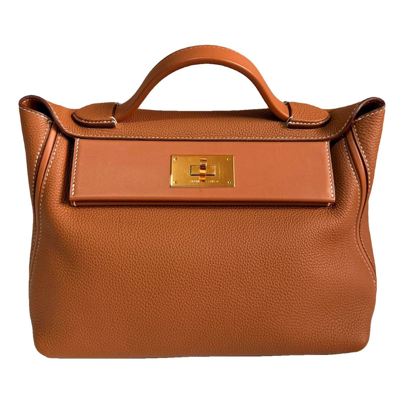 24/24 leather handbag
