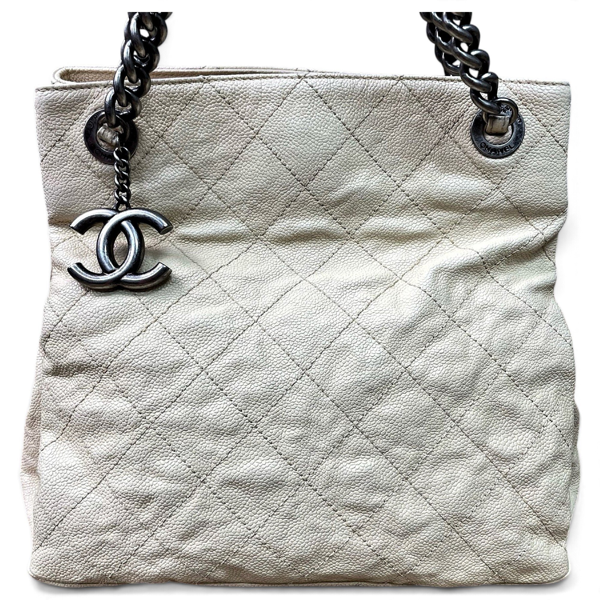 Leather tote