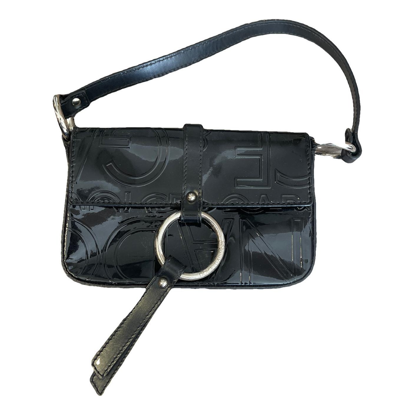 DG Girls leather clutch bag