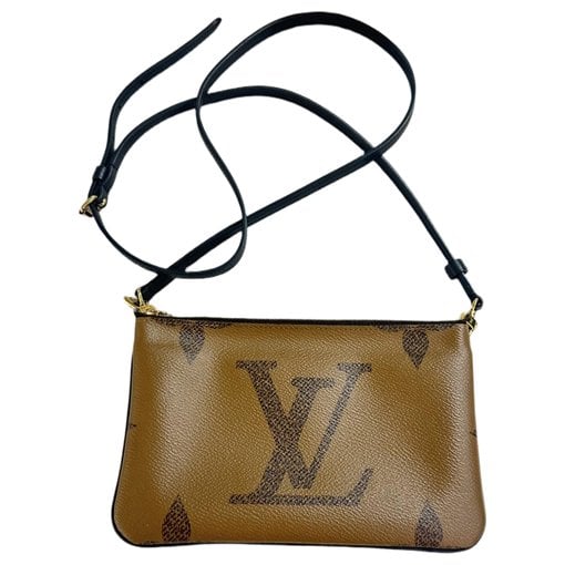 Louis Vuitton Double zip cloth crossbody bag