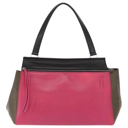Edge leather handbag