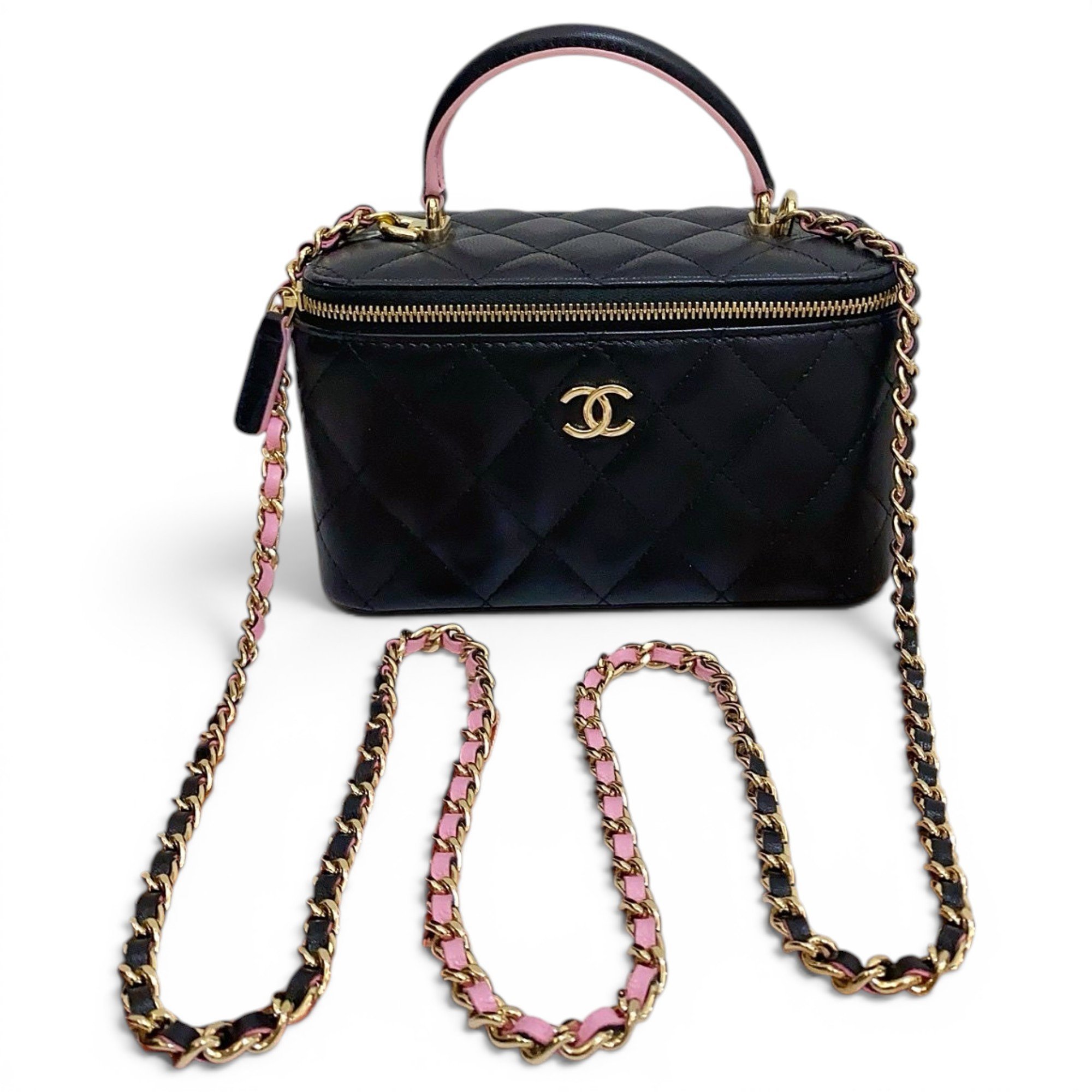Vanity leather bag