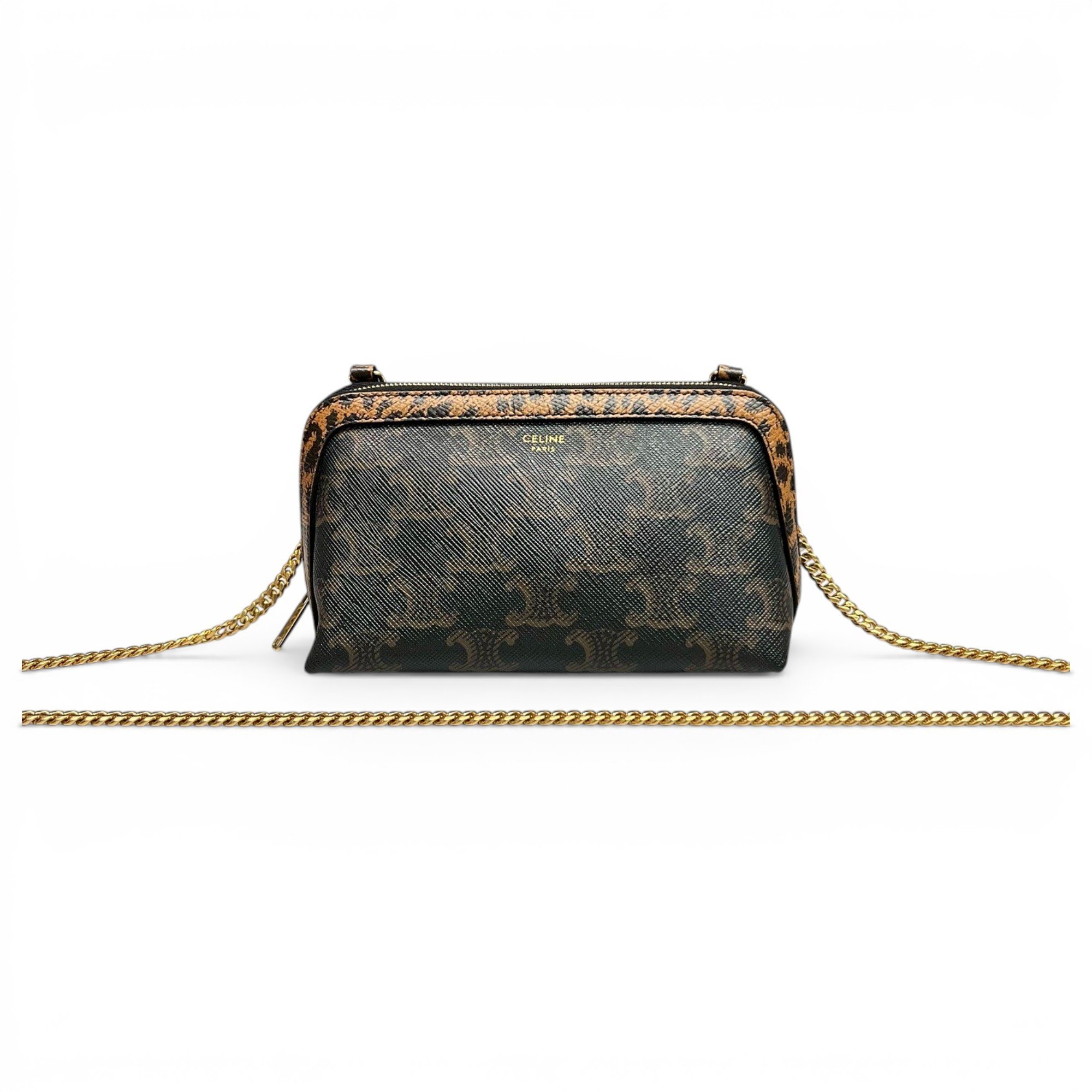 Leather crossbody bag