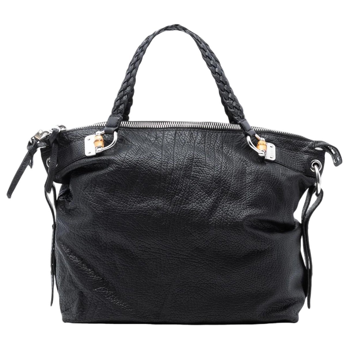Bamboo leather bag