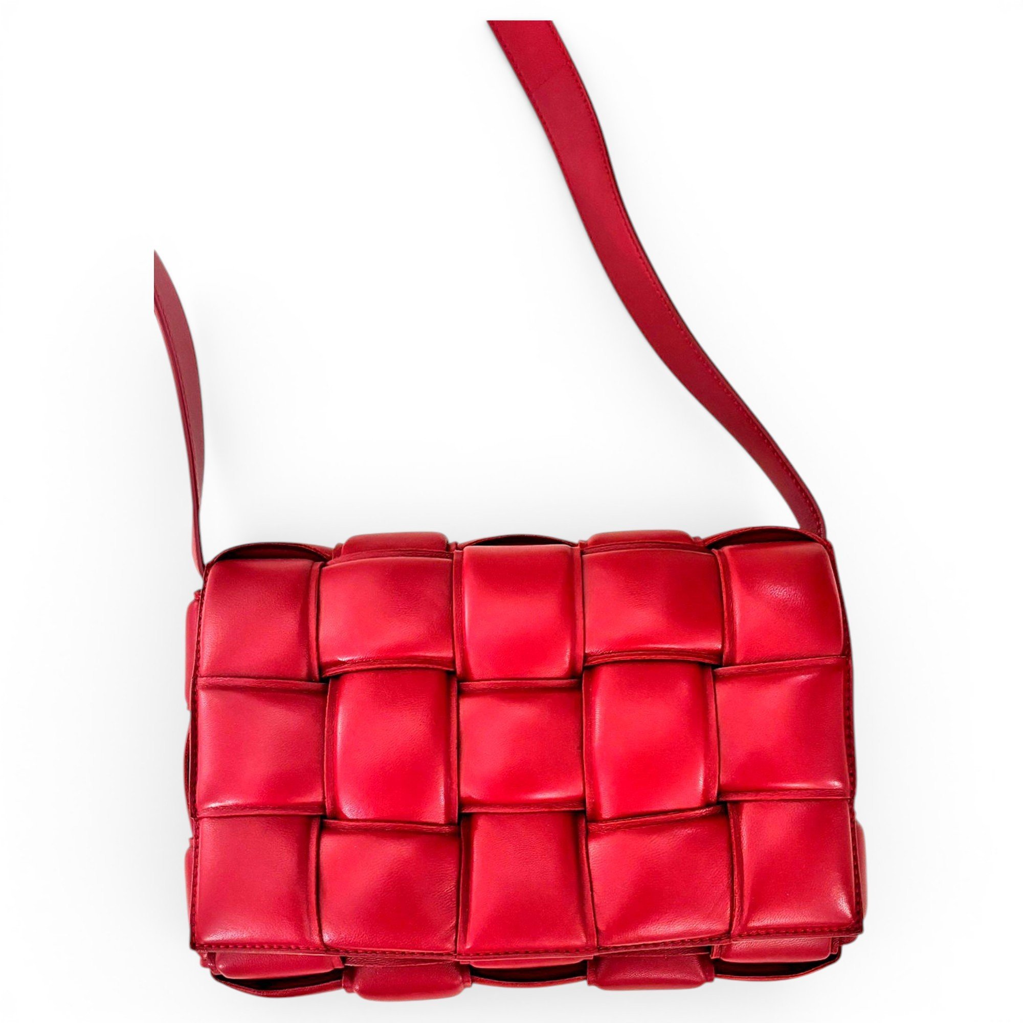 Cassette Padded leather handbag