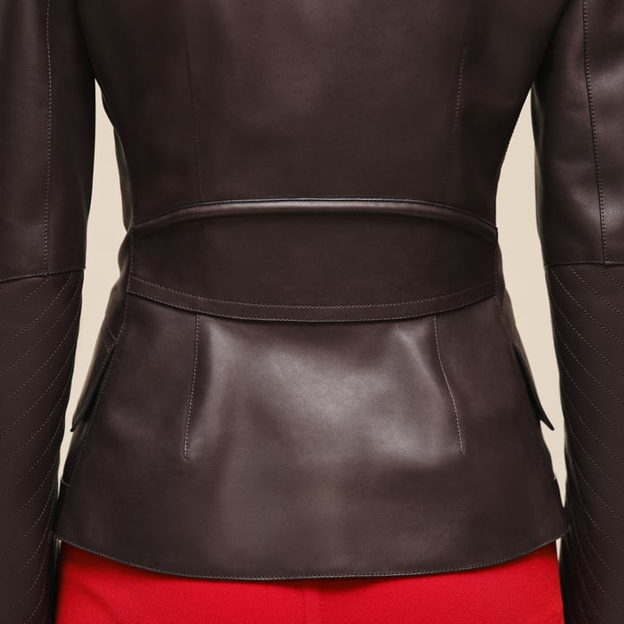 Marron Ébène Equestrian Jacket