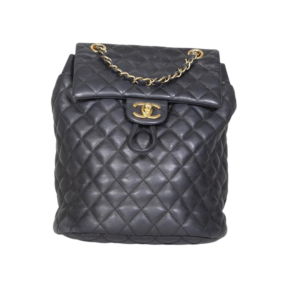 Leather backpack