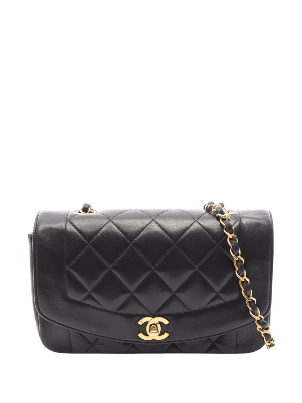 2002-2003 Small Lambskin Diana Flap crossbody bag