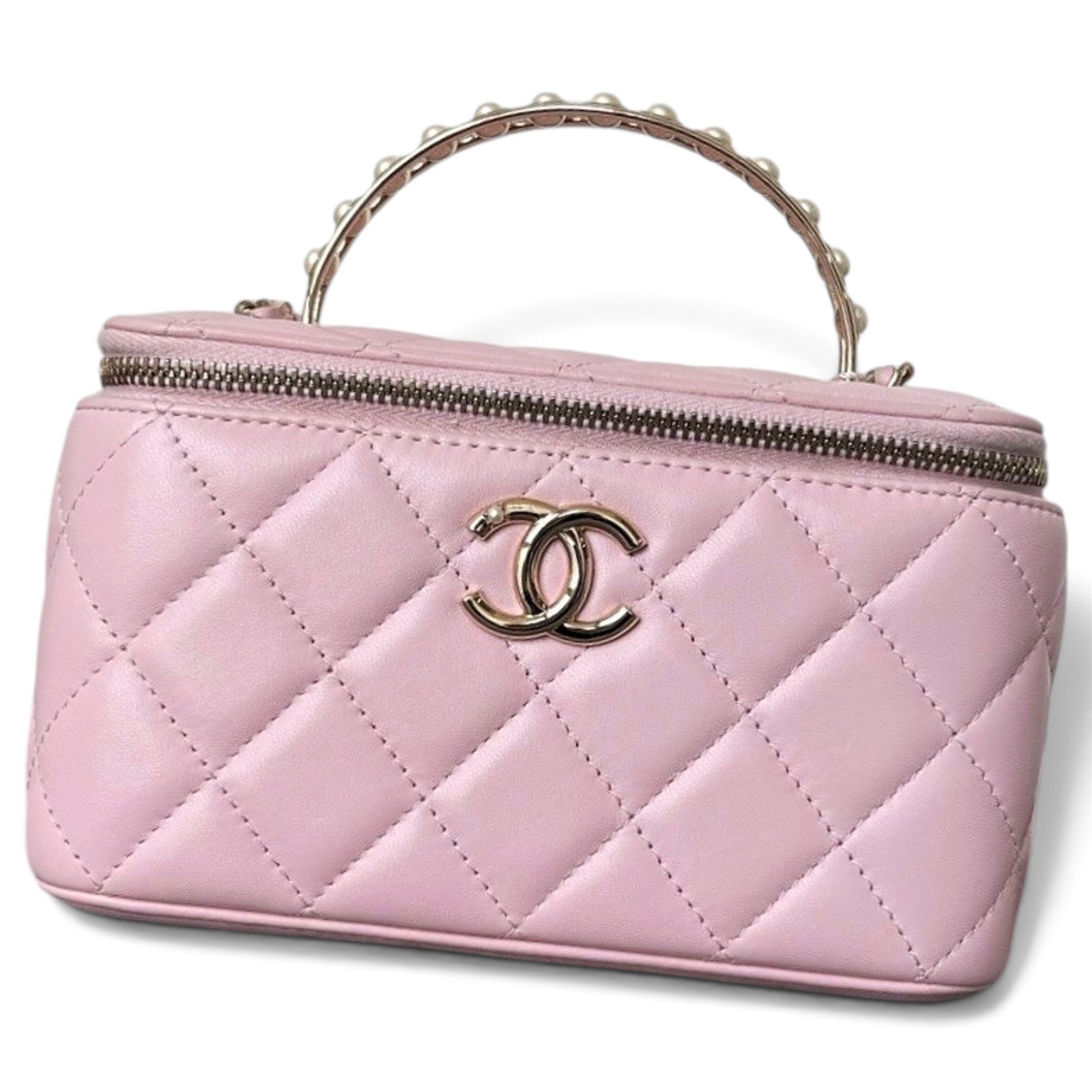 Trendy CC Vanity leather handbag