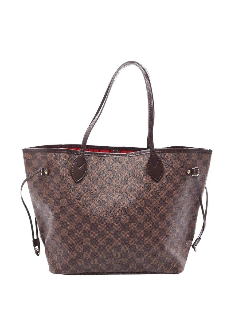 2012 Damier Ebene Neverfull MM tote bag