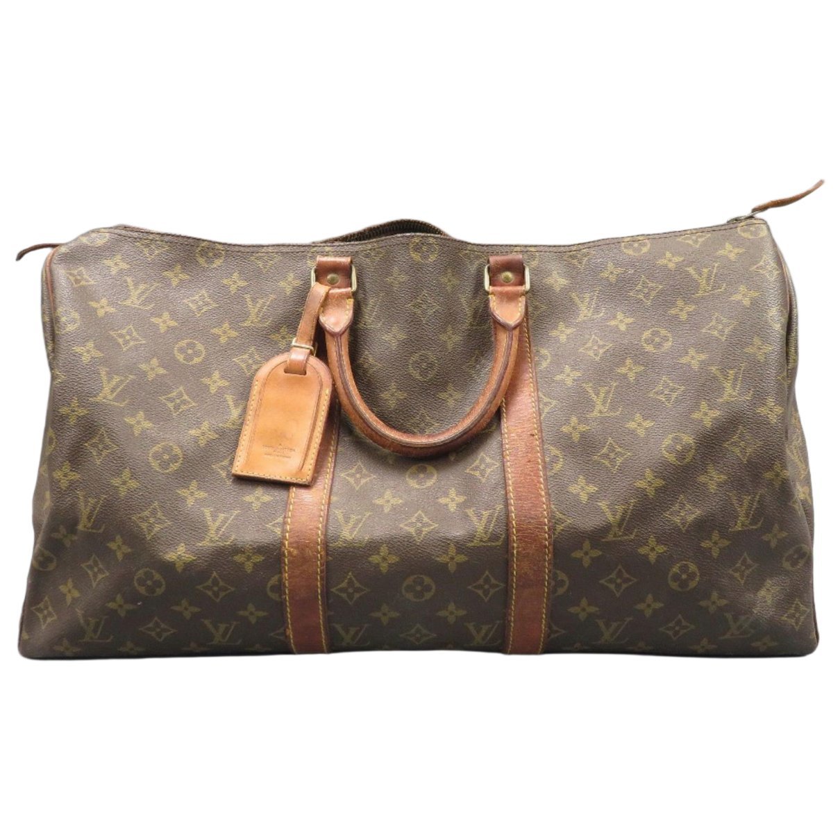 Louis Vuitton Keepall cloth travel bag