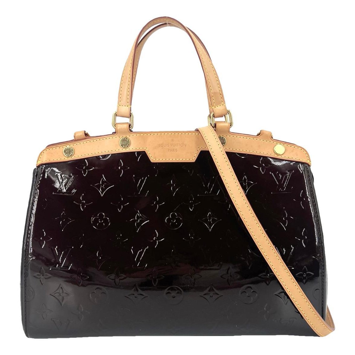 Bréa patent leather handbag