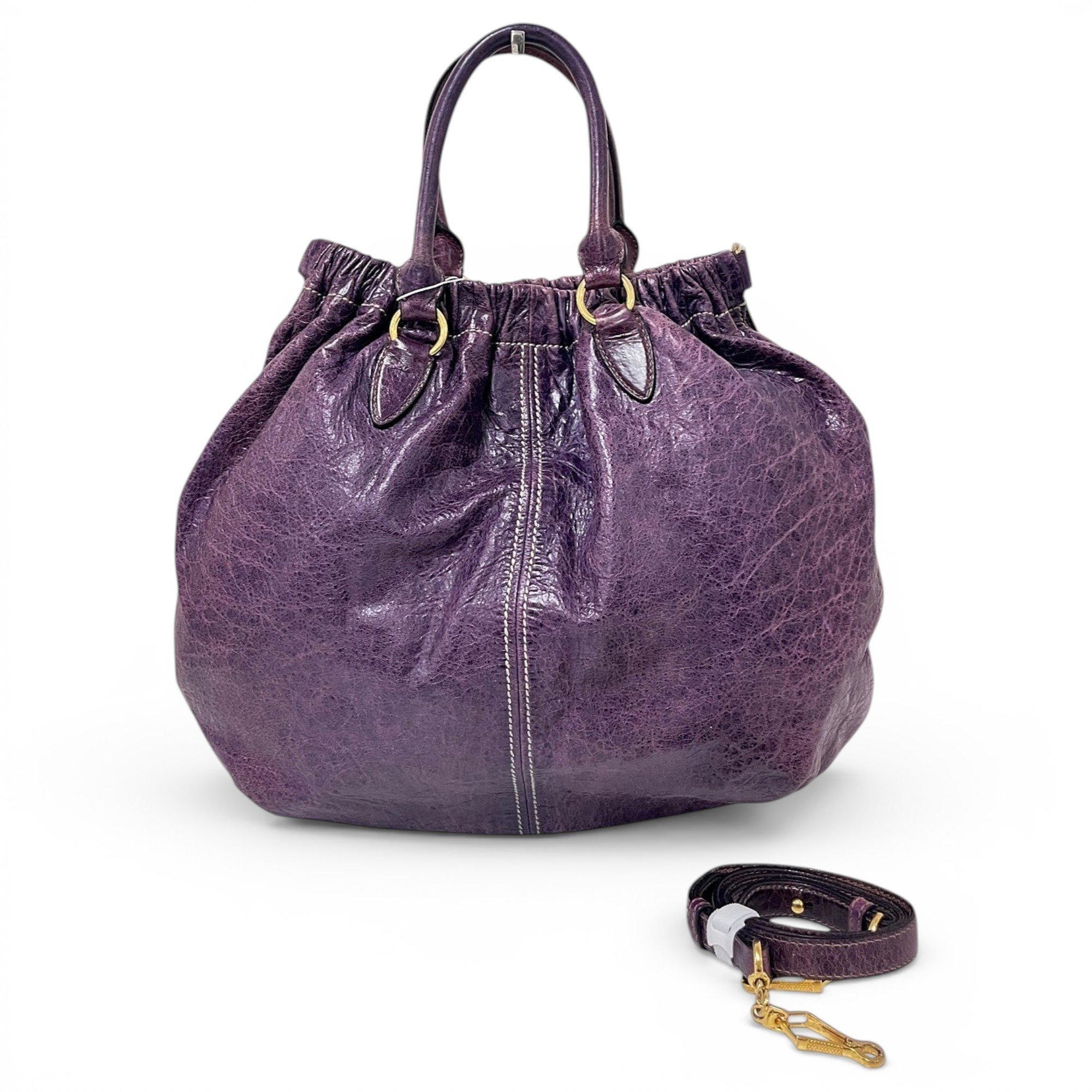Leather handbag