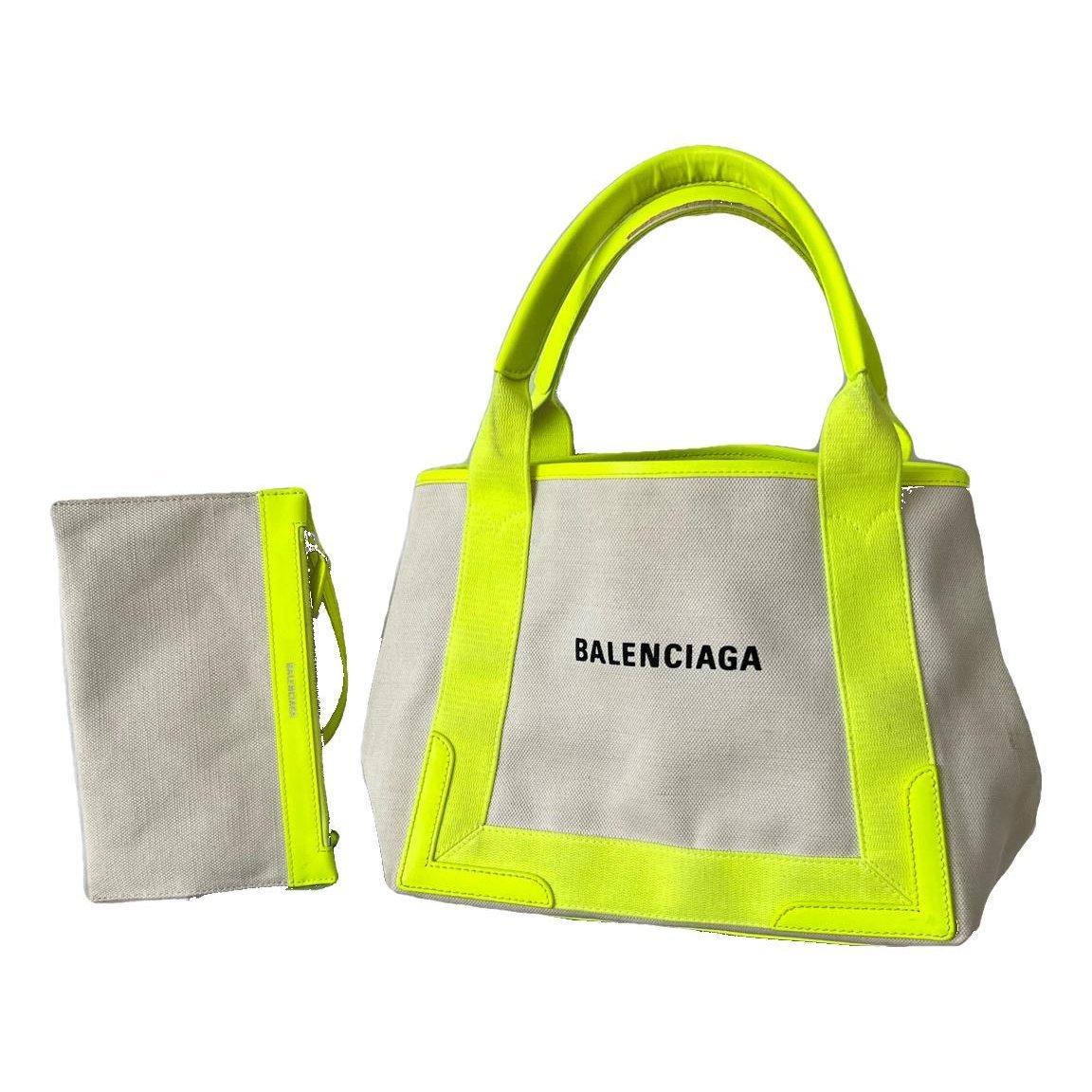Navy cabas cloth tote