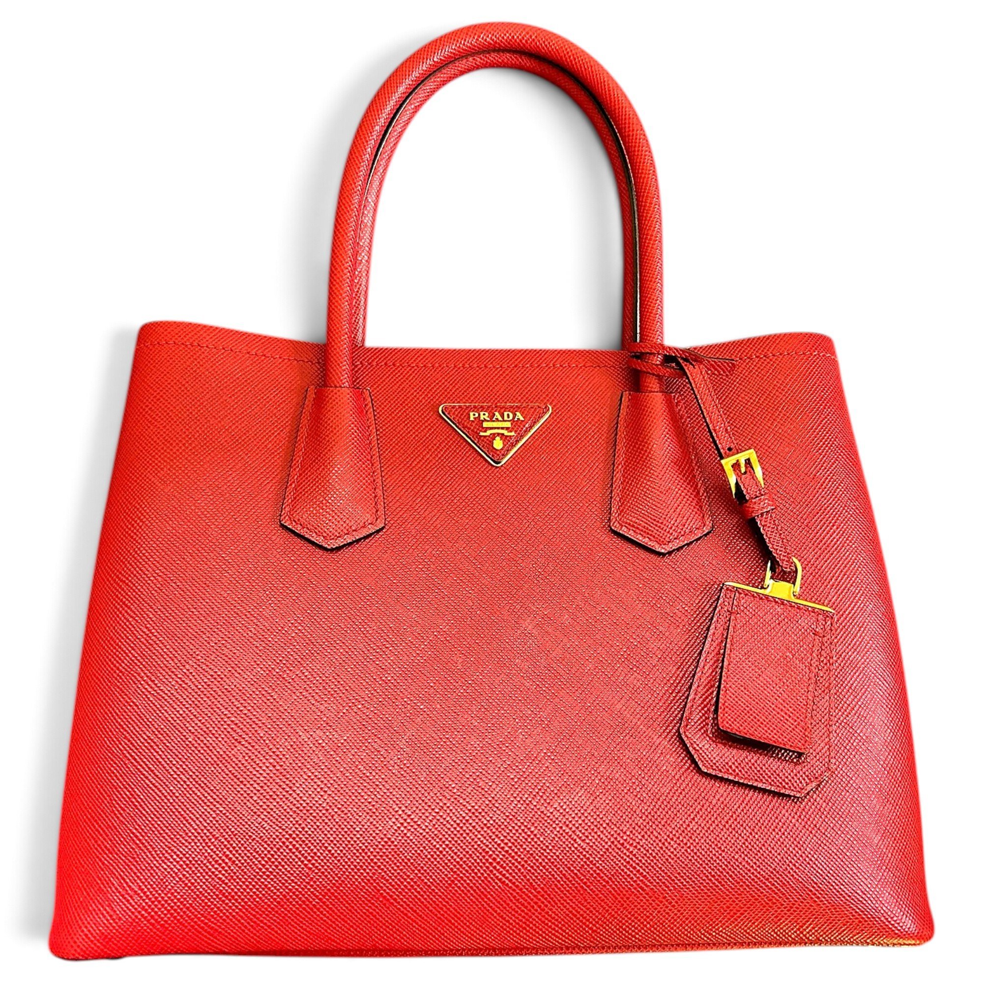 Leather tote