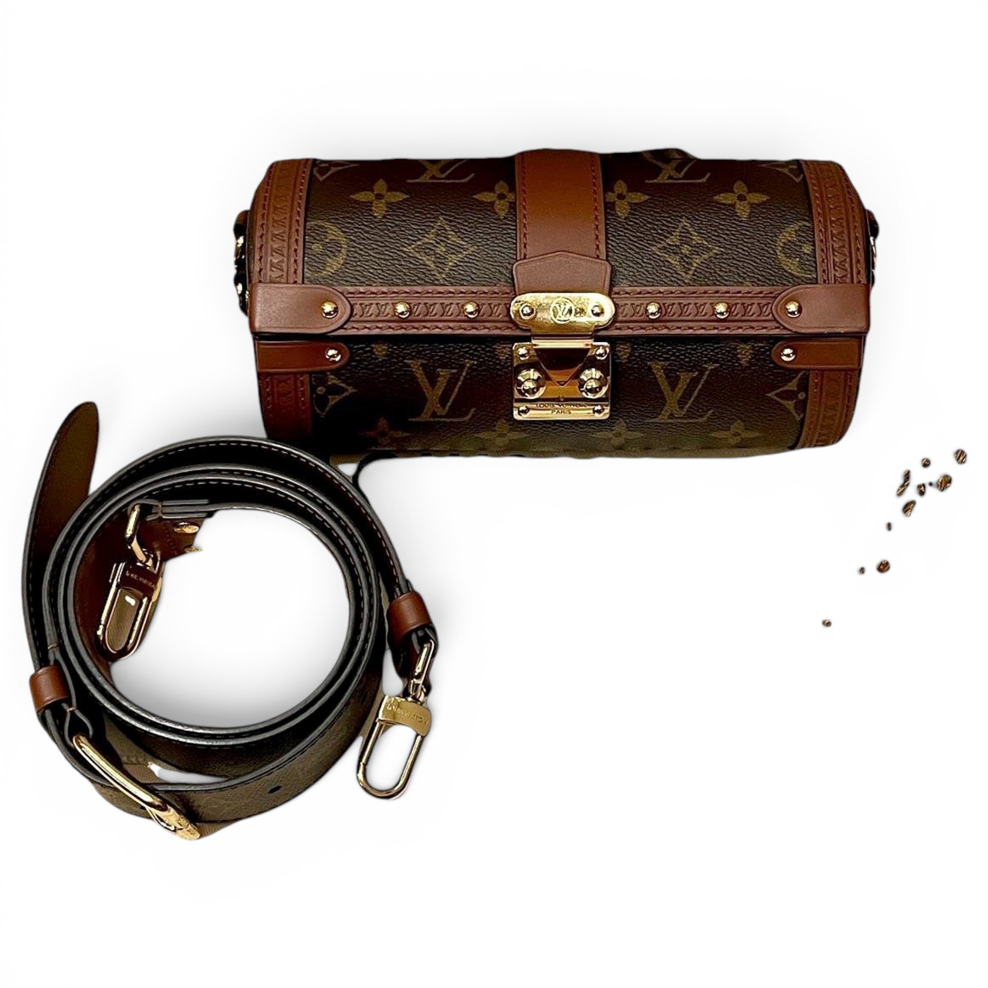 Papillon Trunk leather tote